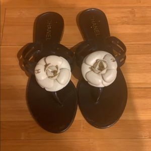 Chanel jelly sandals